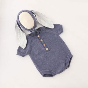 Easter bunny gray baby toddler outfit for 3 - 12 months